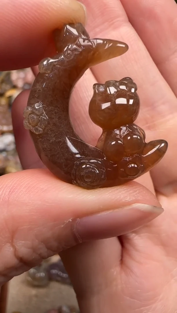 硅化珊瑚（珊瑚玉）未镶嵌颈饰750