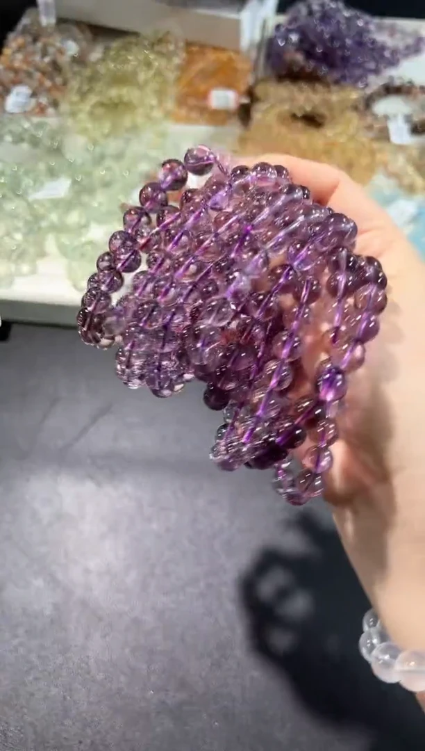 未镶嵌手串水晶72i多样性发其一【1条】默认微瑕9mm