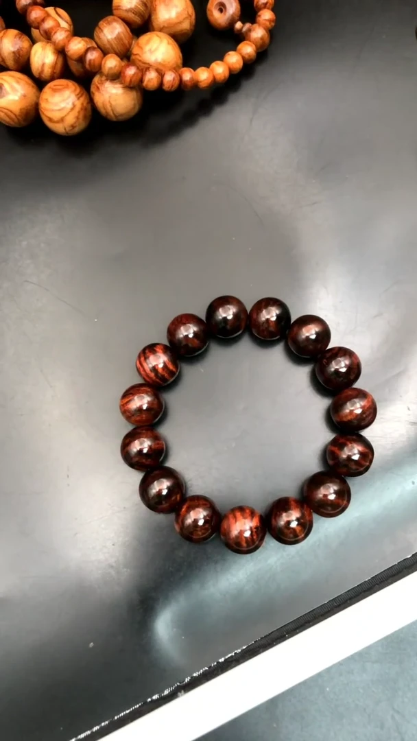 黄花梨/降香黄檀手串/手链壹*海化工野紫油1.5货头精串