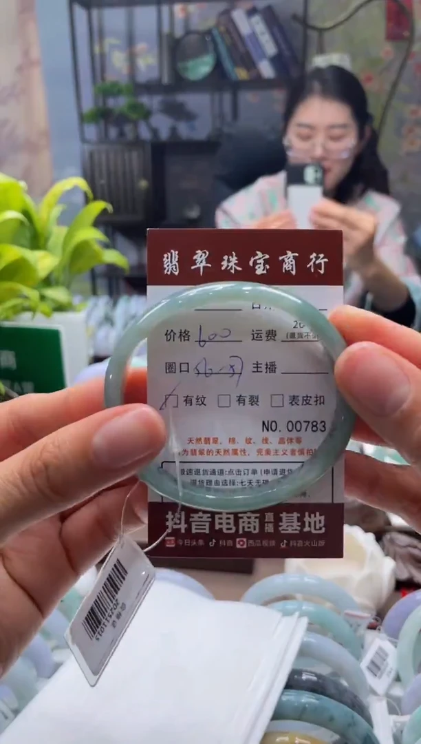 未镶嵌手镯翡翠783**