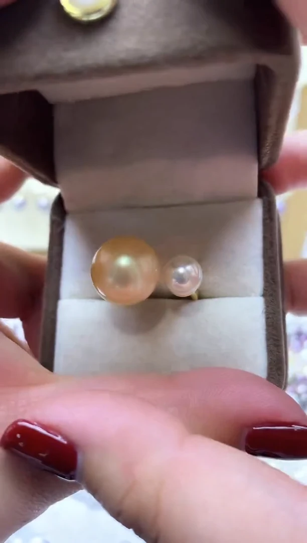 【闪购商品】海水珍珠戒指银S925镶嵌1