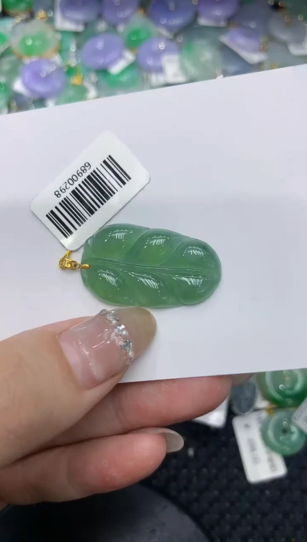 【闪购商品】翡翠颈饰18K金镶嵌222222222