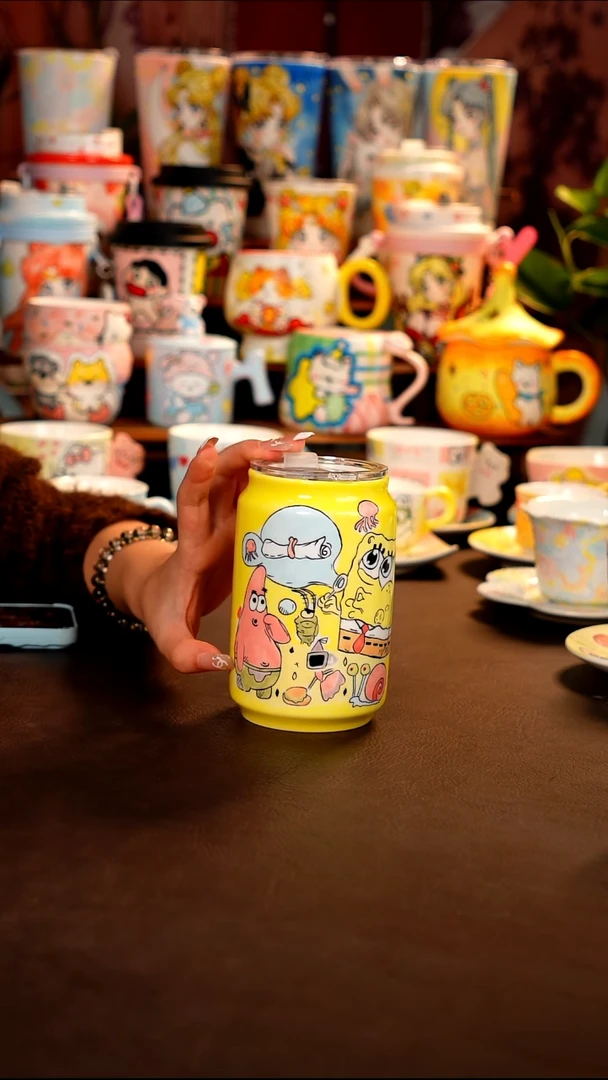 景德镇手工手绘杯杯