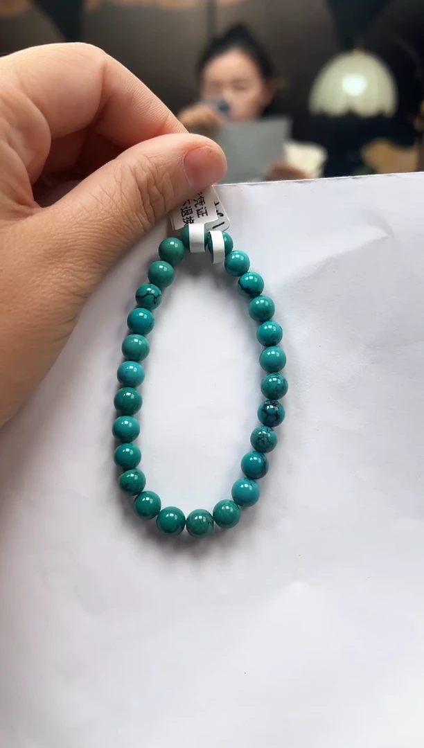 未镶嵌绿松石手链666