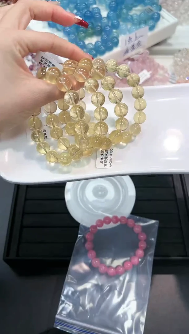 【闪购商品】水晶手串未镶嵌82a多样性发其一/1条12mm默认微瑕