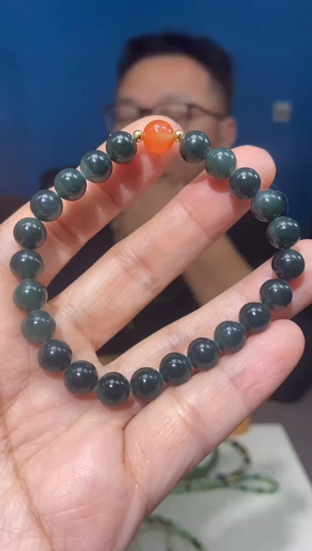 未镶嵌手链和田玉颜色多样性发货拍一发一