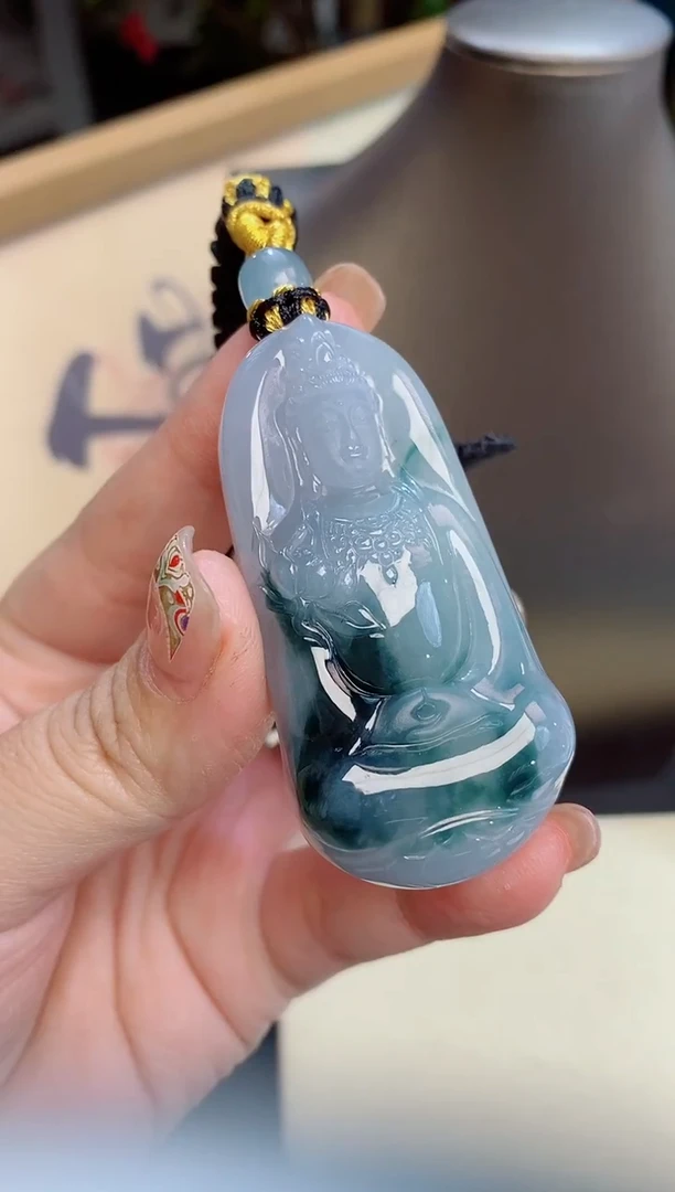 吊坠(不含链)未镶嵌翡翠缅甸天然翡翠吊坠