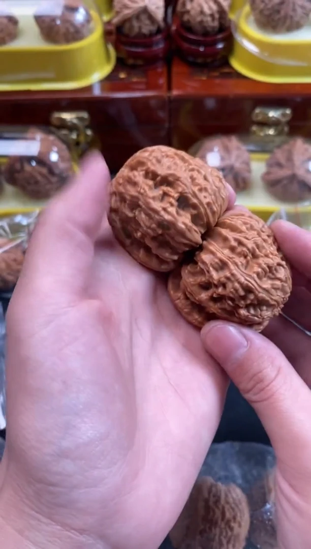 把件文玩核桃白狮子42尺Z086