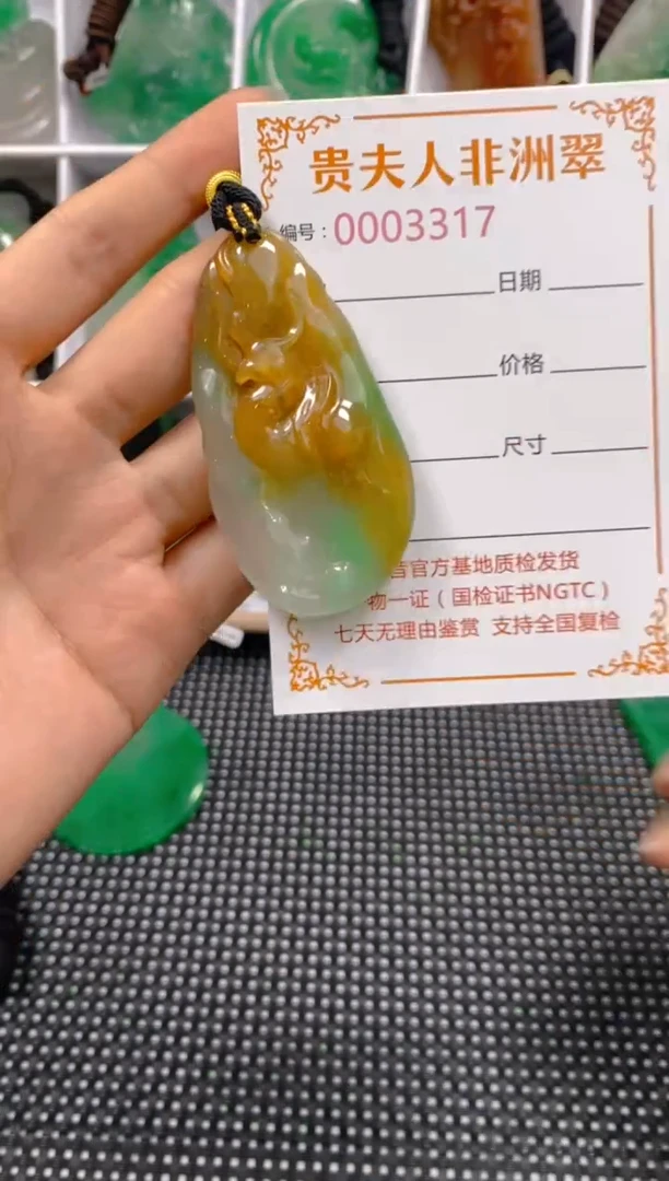 石英质玉未镶嵌颈饰317