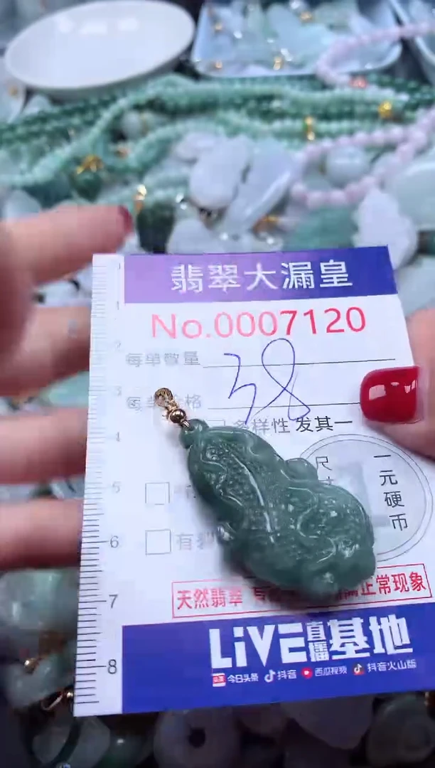 颈饰未镶嵌翡翠7120