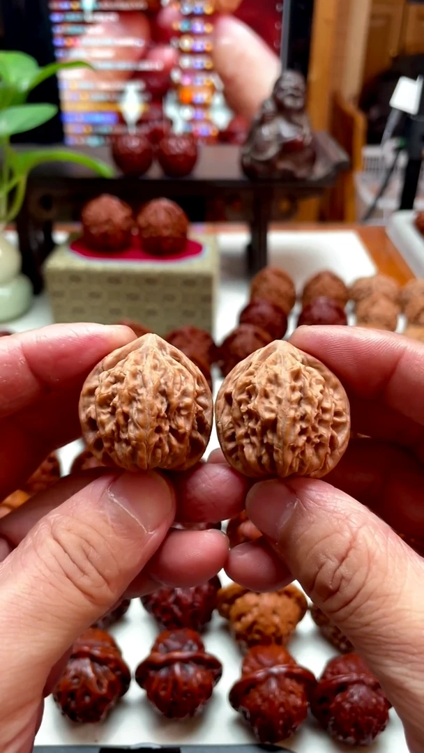 吊坠文玩核桃玉龙粗筋麻核桃 规格33