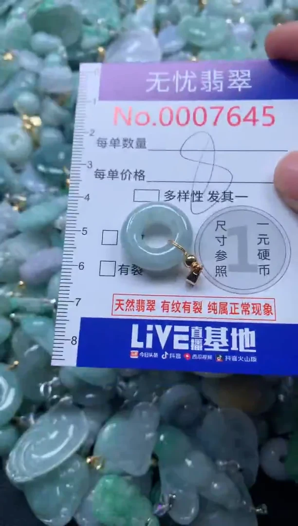 颈饰未镶嵌翡翠7645