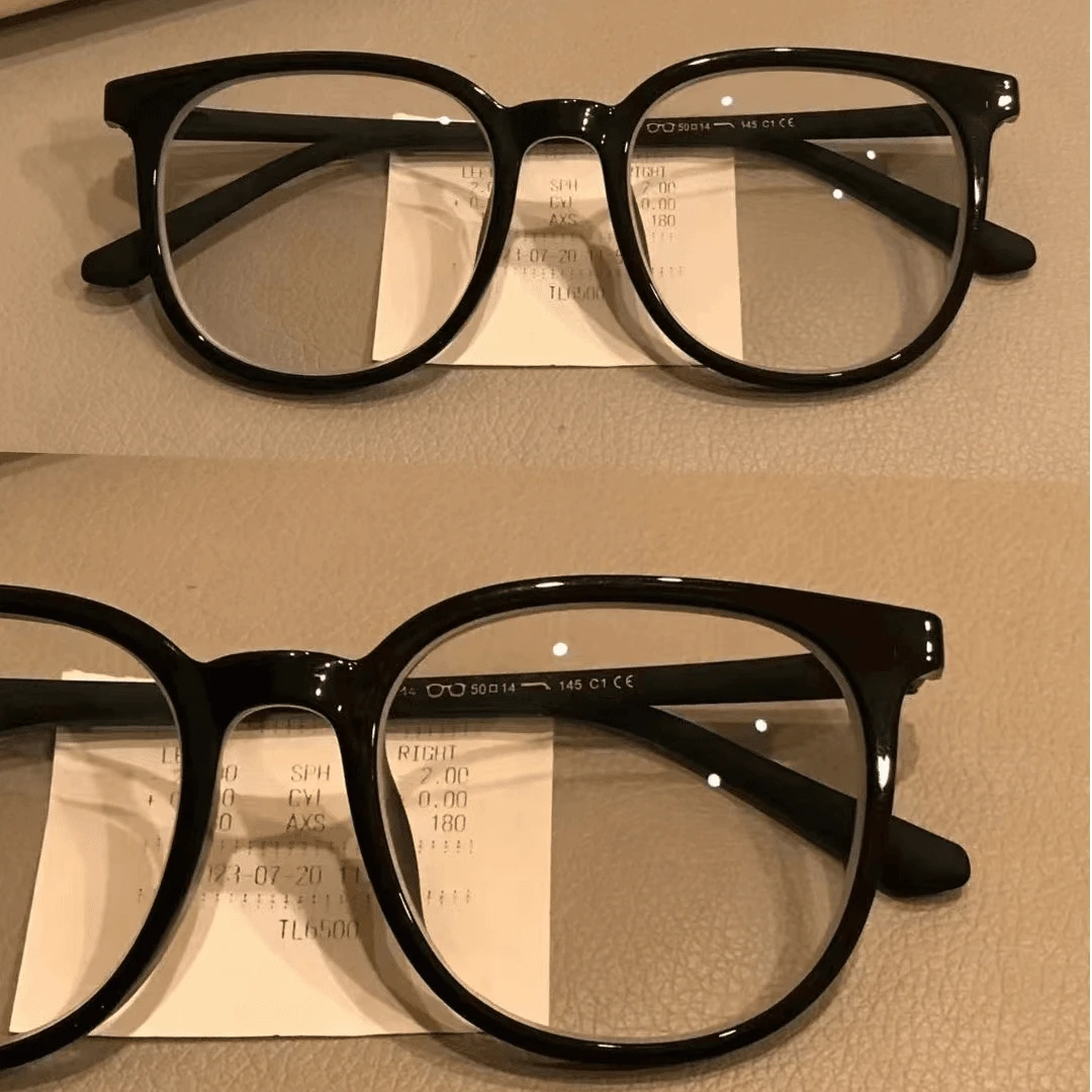 复古黑框近视眼镜女学生素颜高颜值大框显瘦防蓝光平光镜可配度数