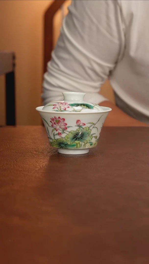 景德镇瓷器，青花瓷手绘茶具~