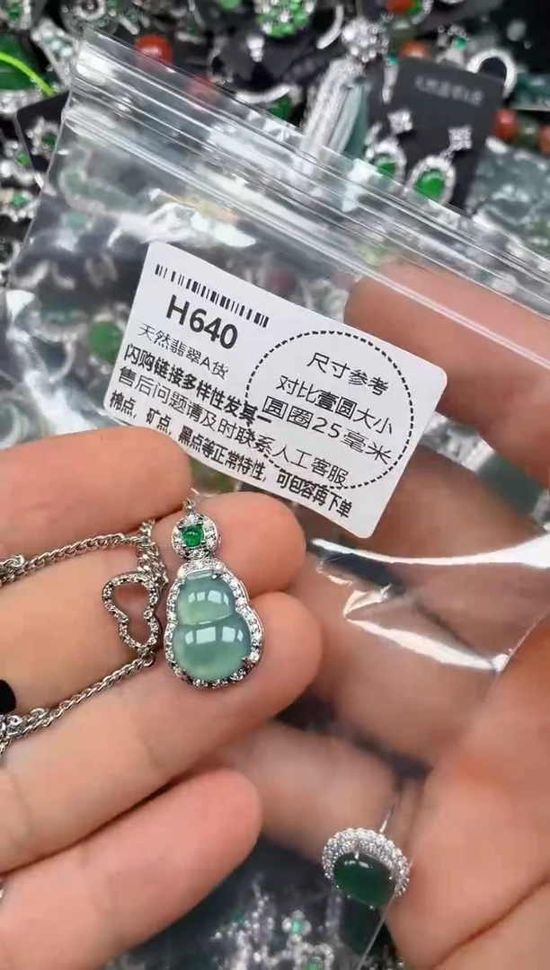 颈饰未镶嵌翡翠H640项链