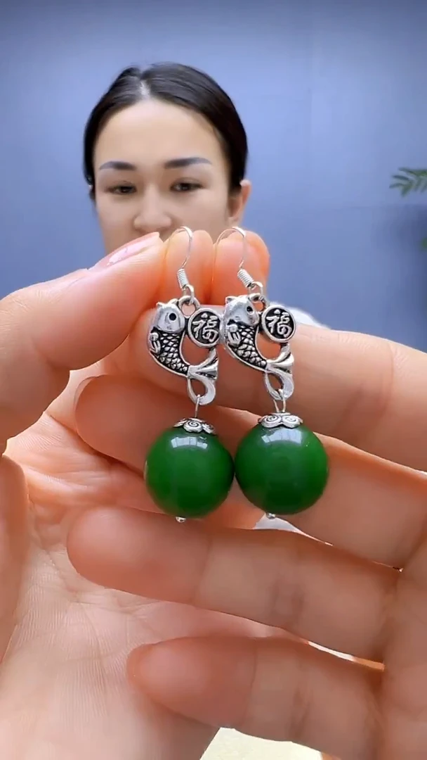 颈饰银S925镶嵌和田玉随昔diy颈饰