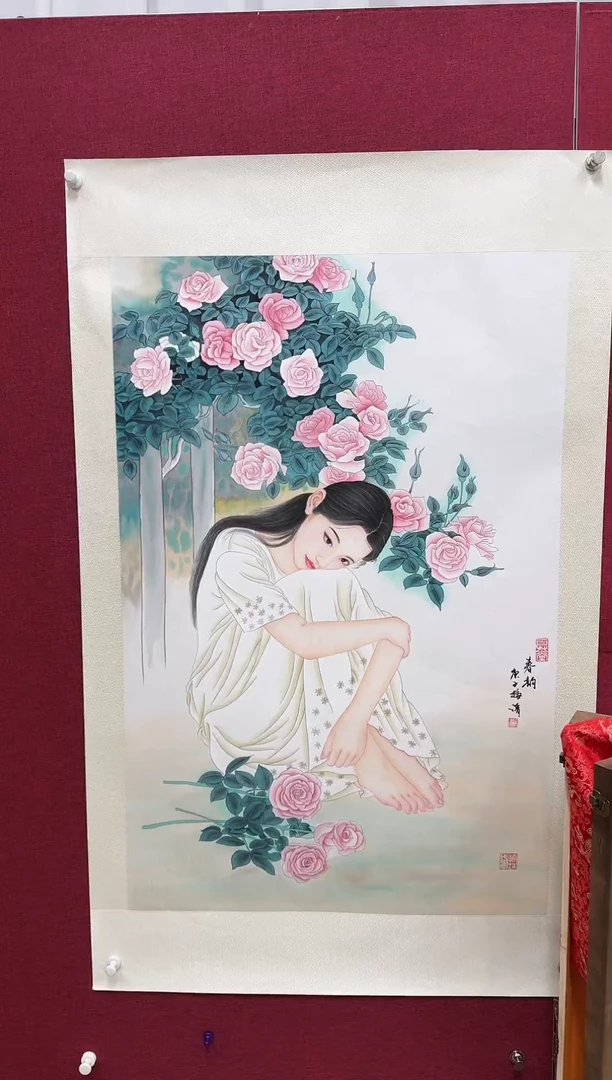 国画成**母梅清老师国画精品