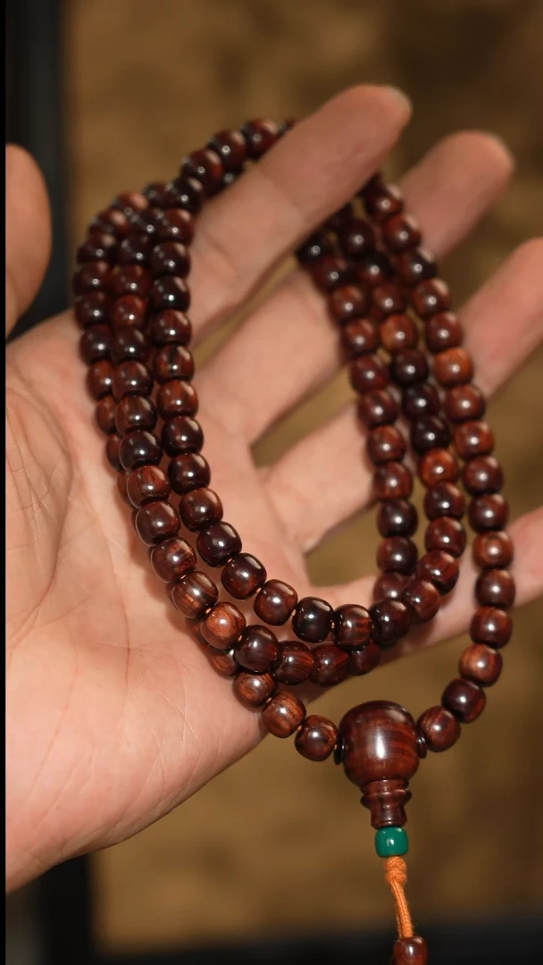 手串/手链黄花梨/降香黄檀蘭*海南黄花梨8mm老型长串