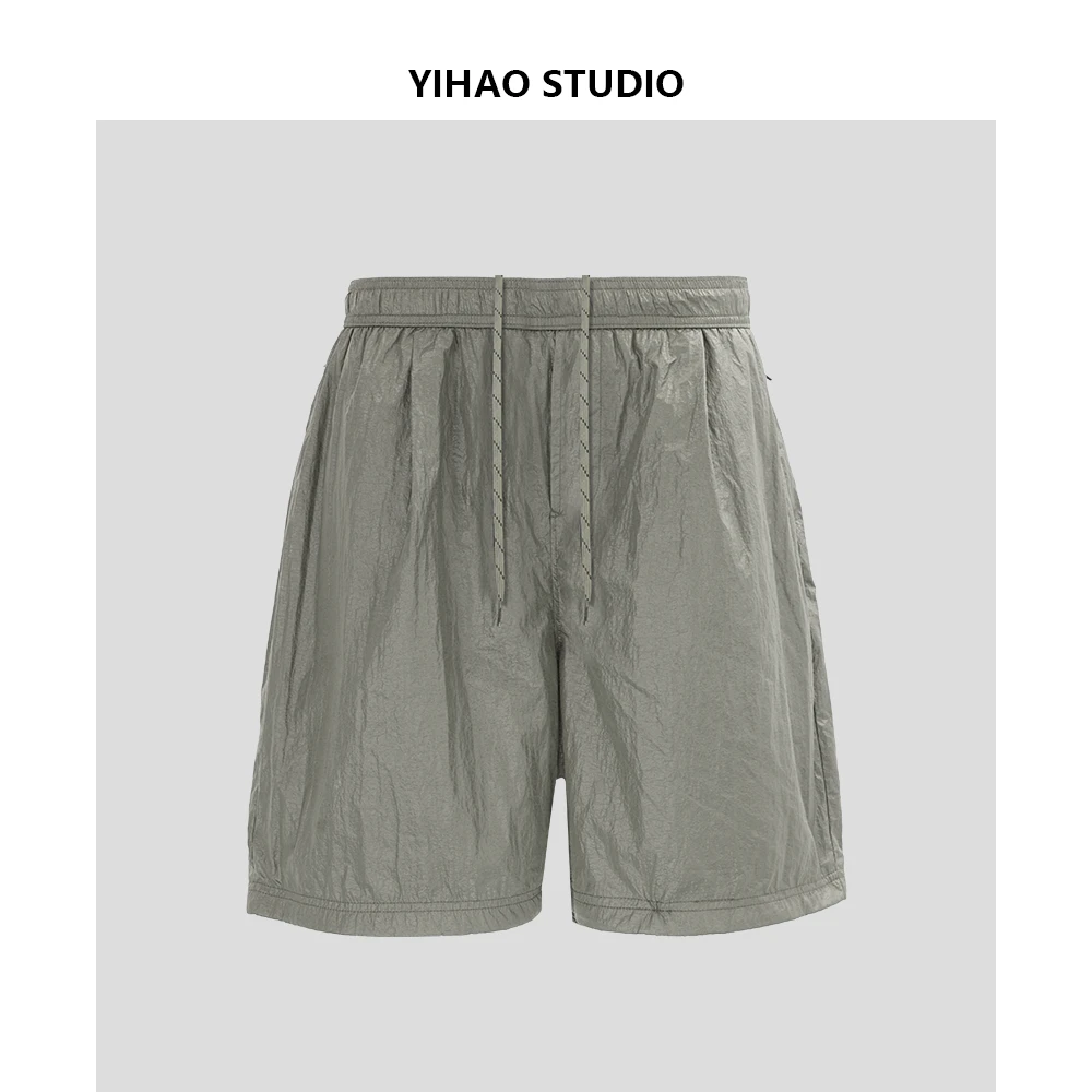 YIHAO STUDIO夏季新款男士宽松薄款短裤潮流时尚百搭五分裤