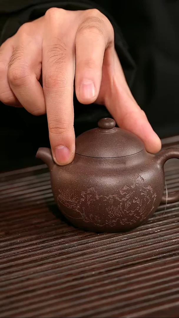 前墅龙窑圆容范家MXY紫泥160cc