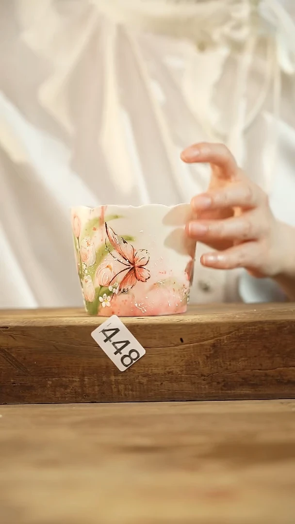 瓷片设计师手作款 手绘油画风卡通系列 十七