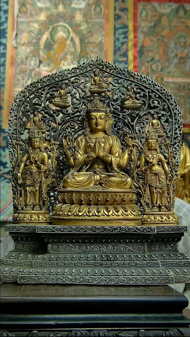 铜像造像收藏铜像造像收藏四臂