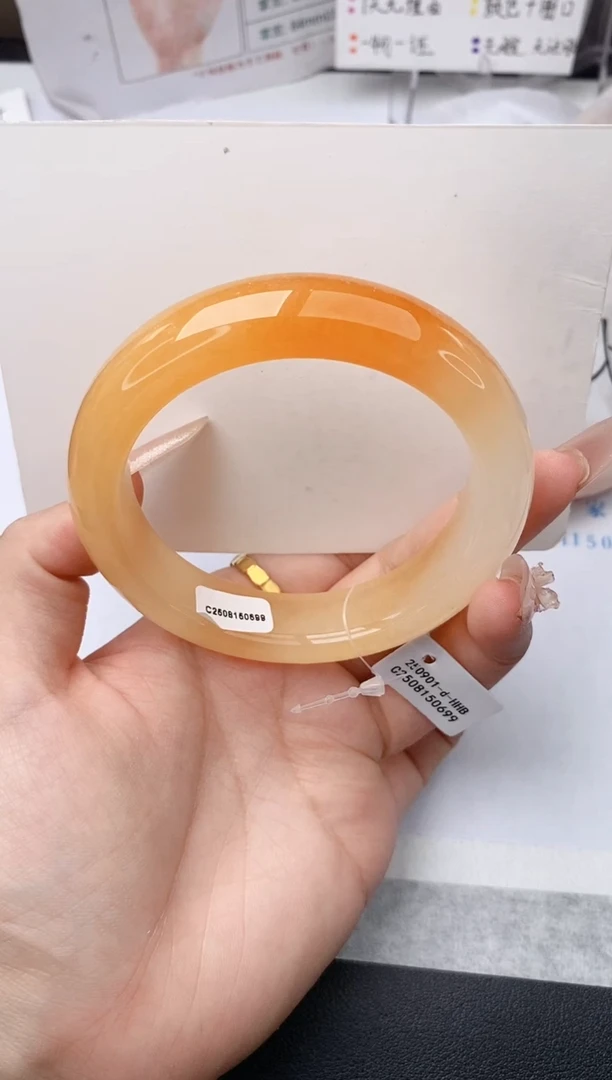 未镶嵌手镯石英质玉w94-HA60+