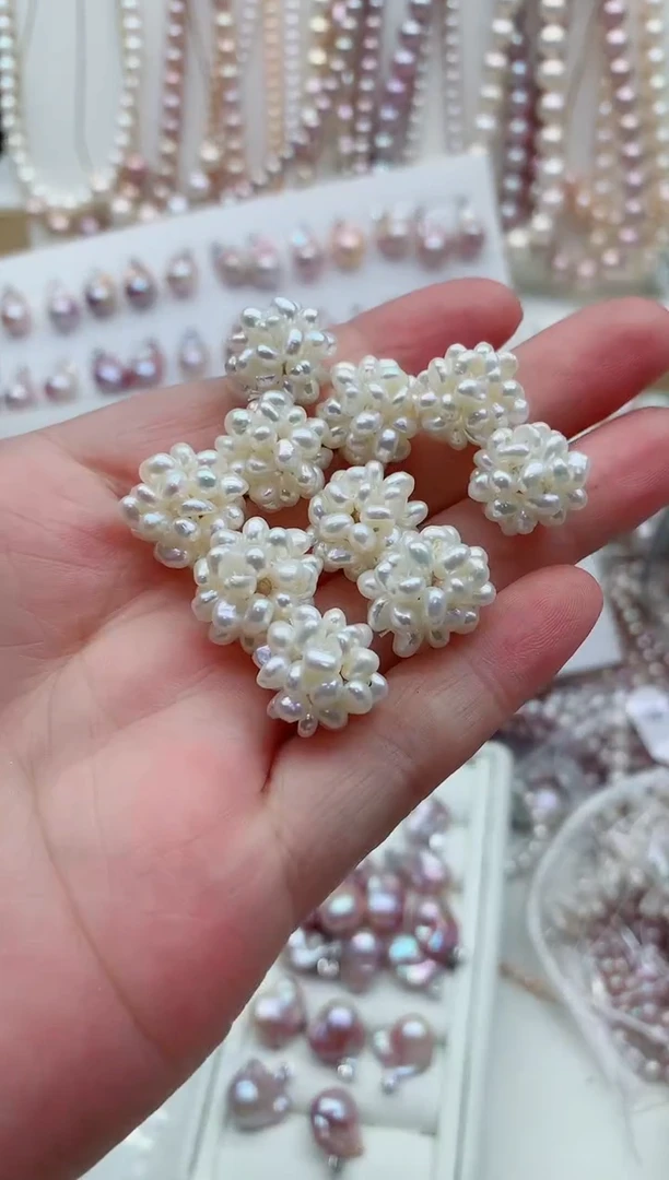淡水珍珠未镶嵌吊坠(不含链)多样性发其一，非无暇