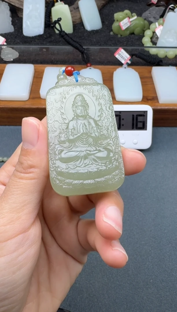 颈饰未镶嵌和田玉2