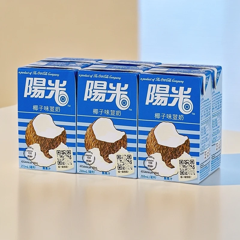 （6盒）港版阳光椰子荳奶250ml