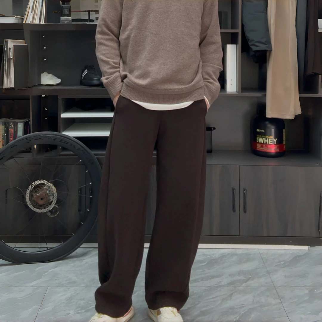 男款石墨烯加绒香蕉裤