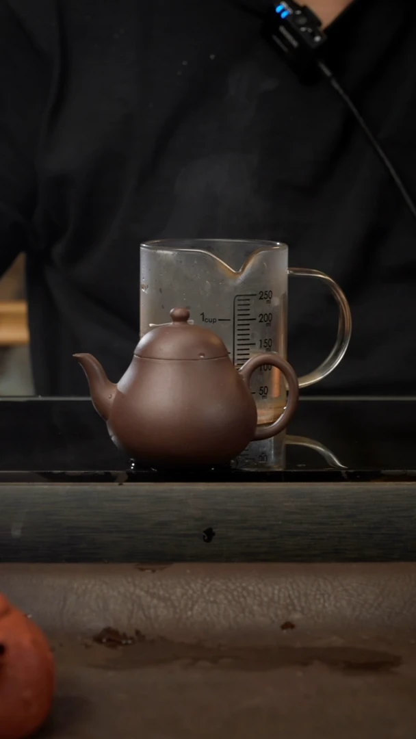 茶壶紫砂8 梨形 紫泥 100cc