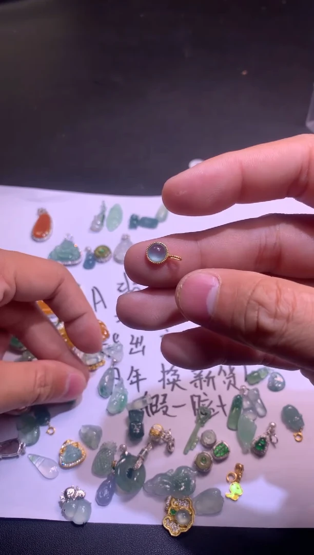【闪购商品】翡翠吊坠(不含链)银S925镶嵌1