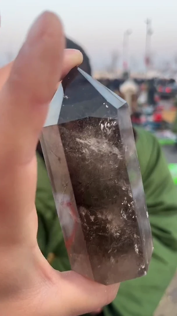 【闪购商品】烟晶柱子未镶嵌天然手串多样性发一105mm