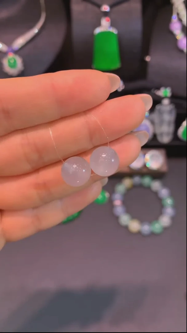 未镶嵌散珠翡翠珠子