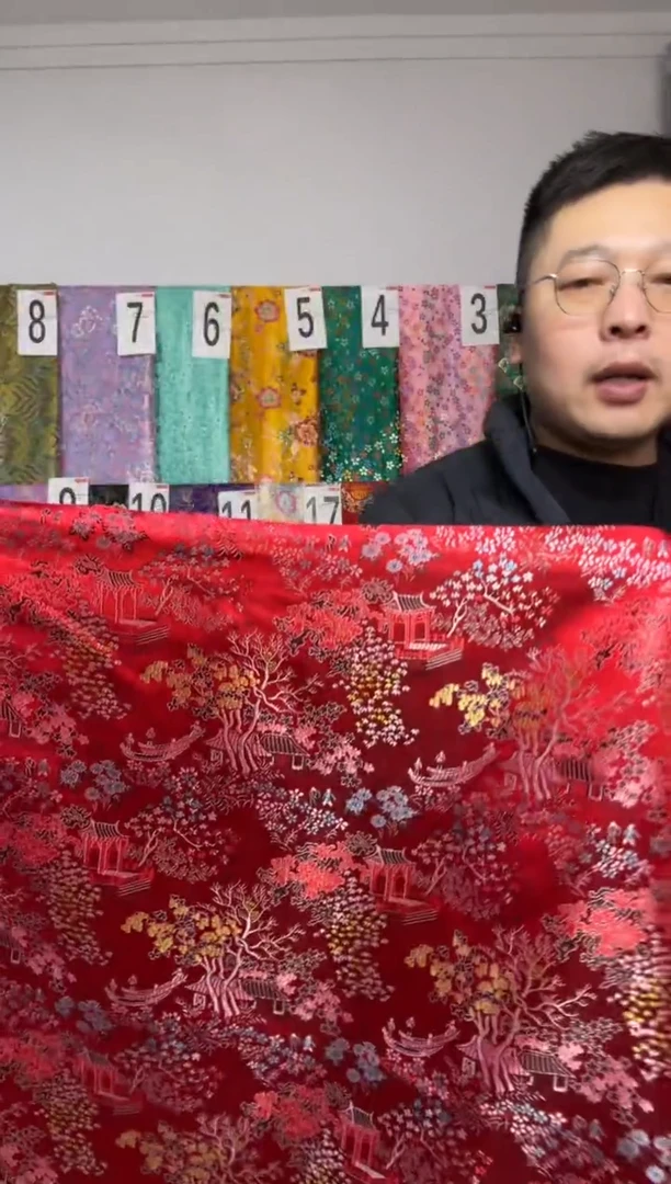 混纺织锦缎   长度60