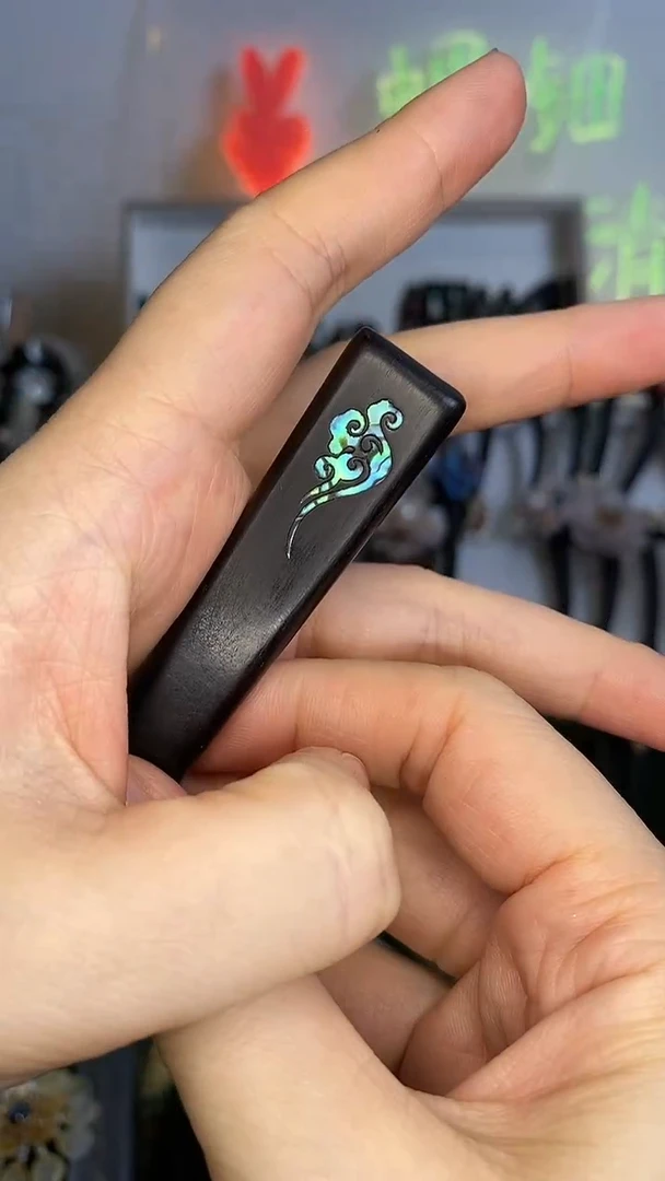 非金属木质季***?15公分美丽发簪