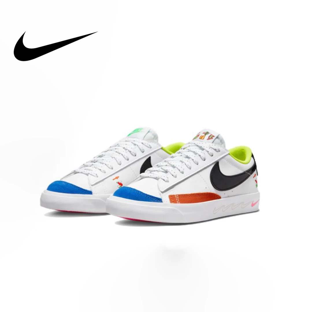 NIKE/耐克Blazer Low77舒适百搭减震耐磨低帮板鞋女款DV1747-101