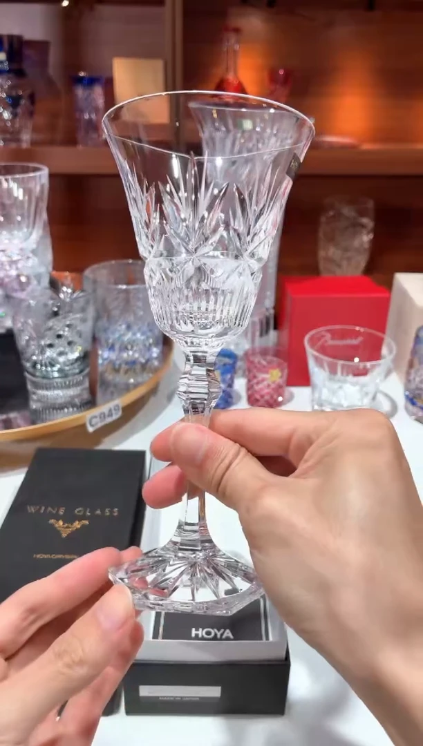 黑盒水晶豪雅高脚