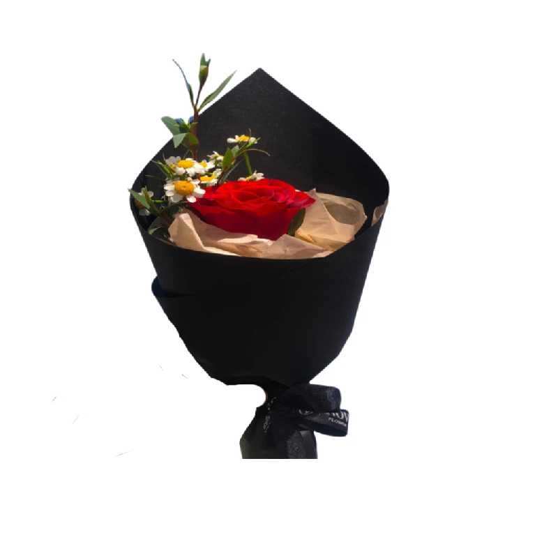 钟意你-单支红玫瑰花束