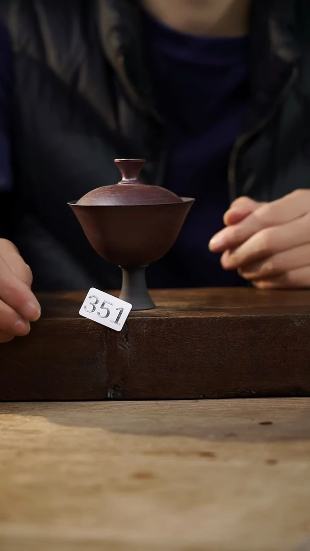 瓷片福利设计师款/高足盖碗