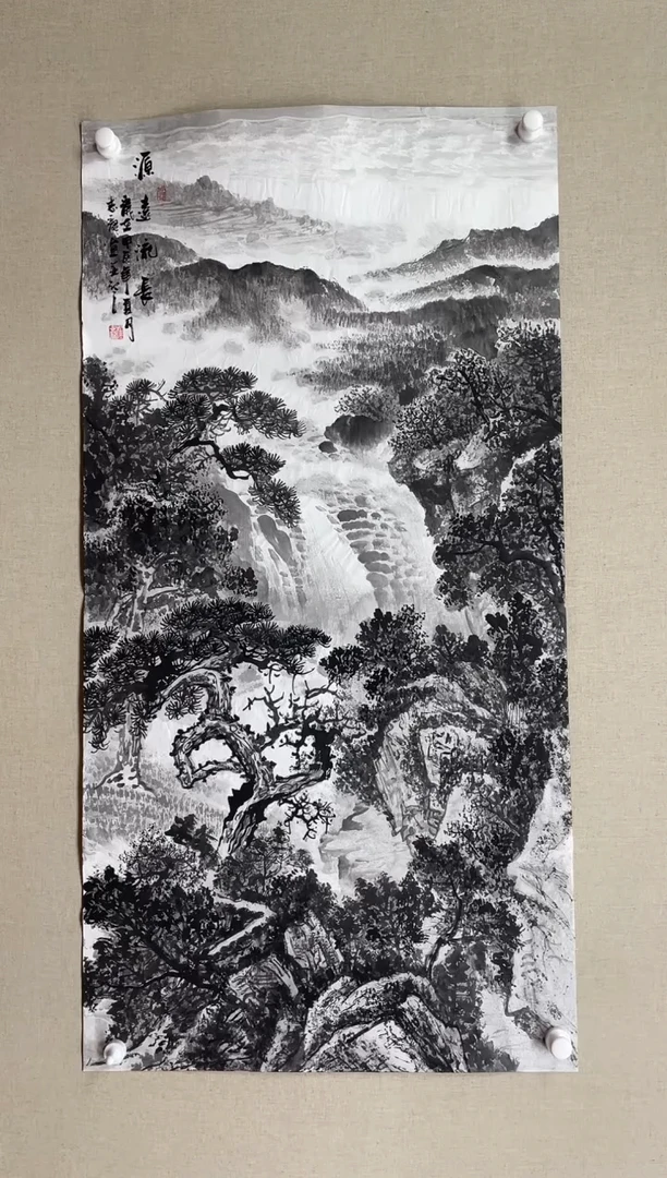 国画138*68 杨志龙杨志龙杨志龙杨志龙