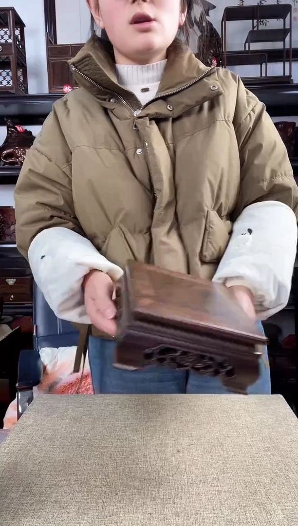 木灵芝正方老李红木工艺品