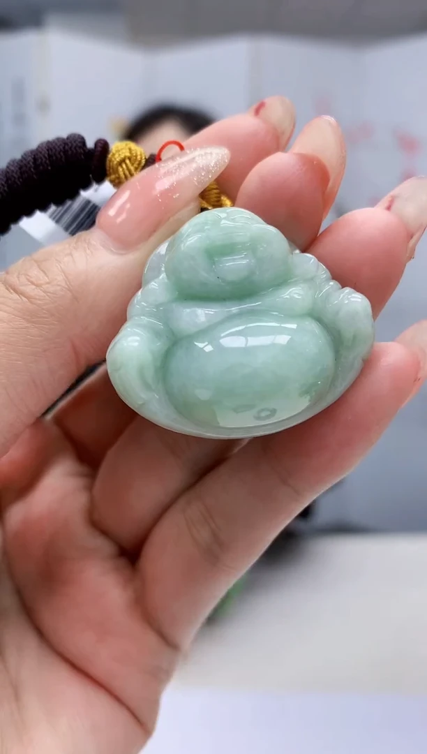 【闪购商品】翡翠颈饰未镶嵌4852MM-jj挂件1