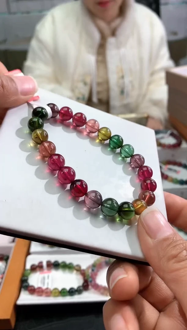 【闪购商品】碧玺手串未镶嵌多样性发一条