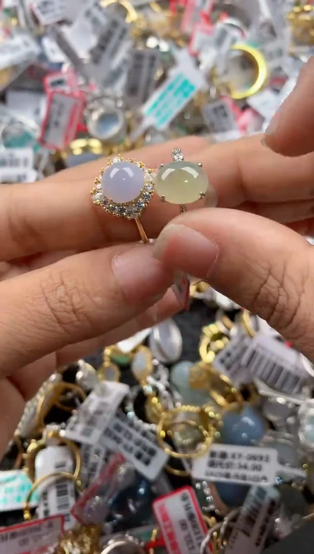 银S925镶嵌戒指翡翠11-11-11----2