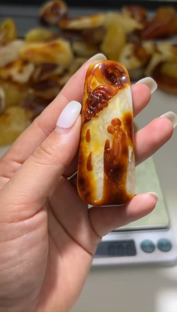 裸石琥珀未镶嵌琥珀蜜蜡吊坠