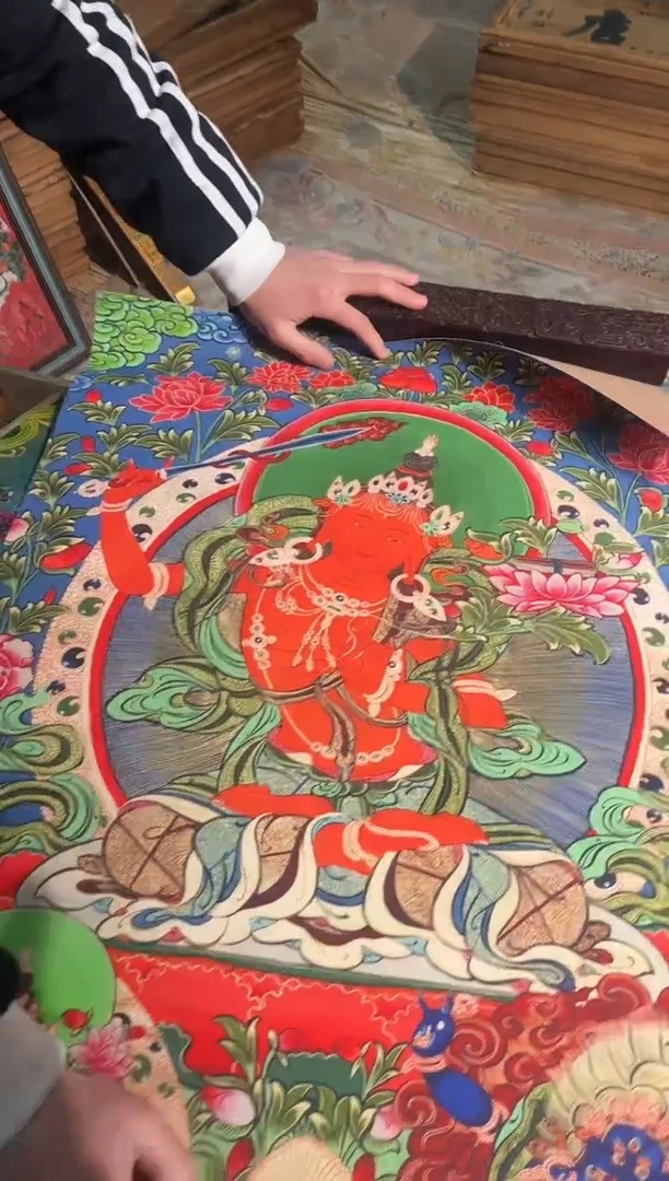 卷轴画卷轴画旭旭的唐卡