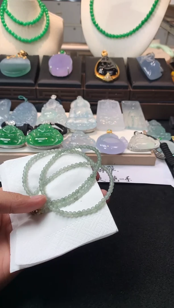 未镶嵌定制翡翠拾***～  5016毛货不退不换