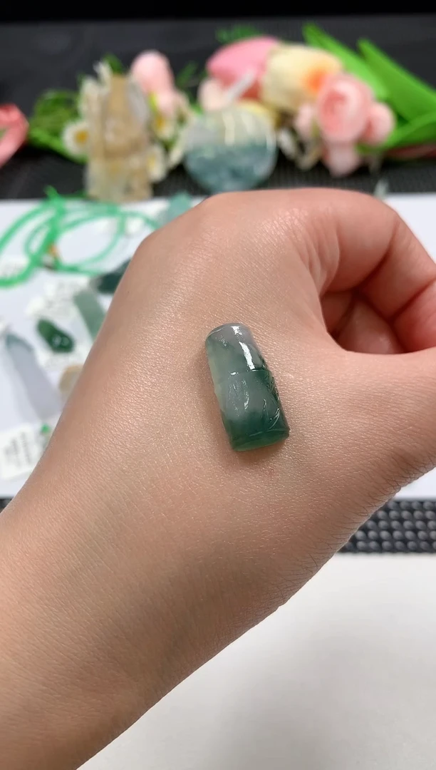 未镶嵌定制翡翠70 竹节